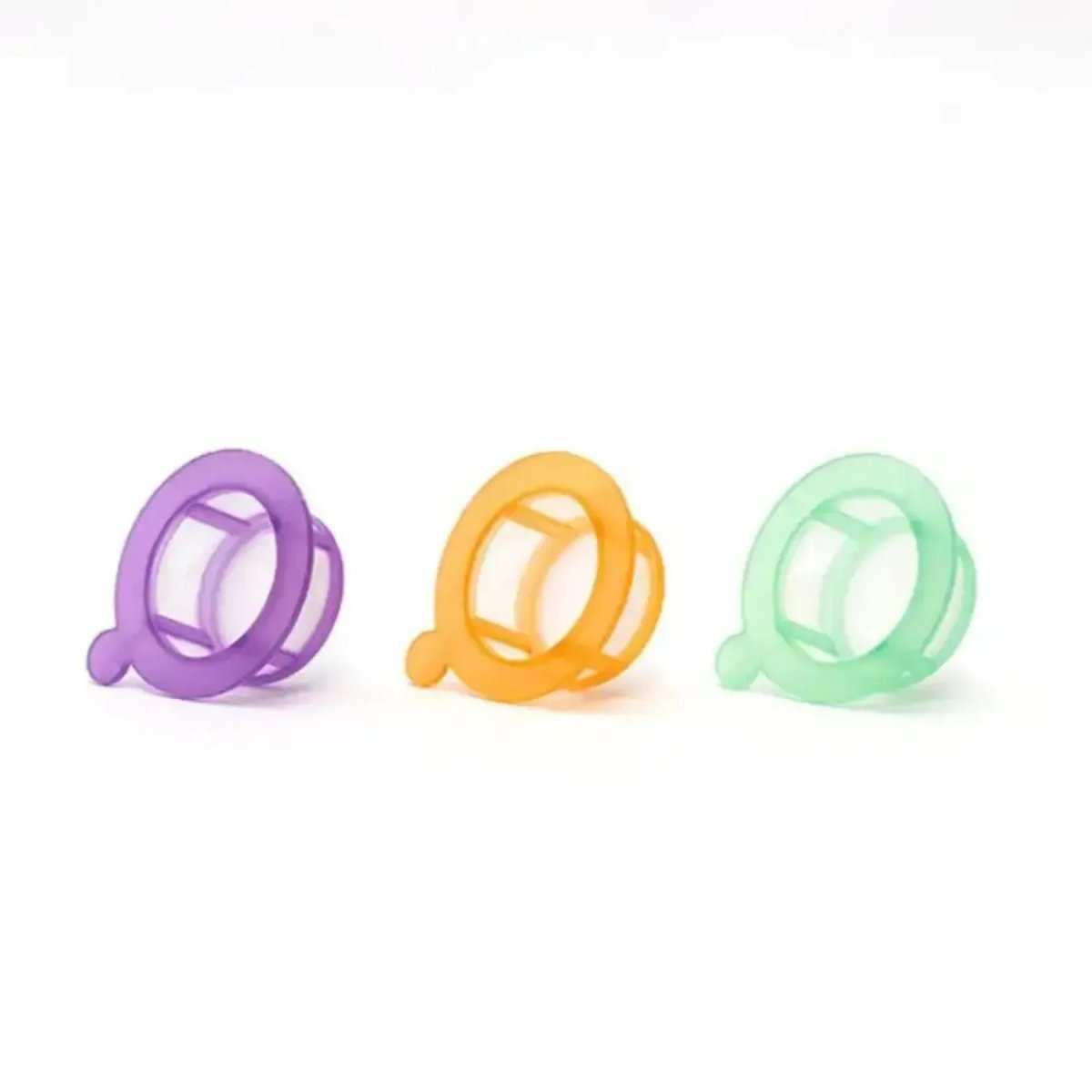Biologix 100um sterile nylon mesh cell strainer with green PP frame, CS100