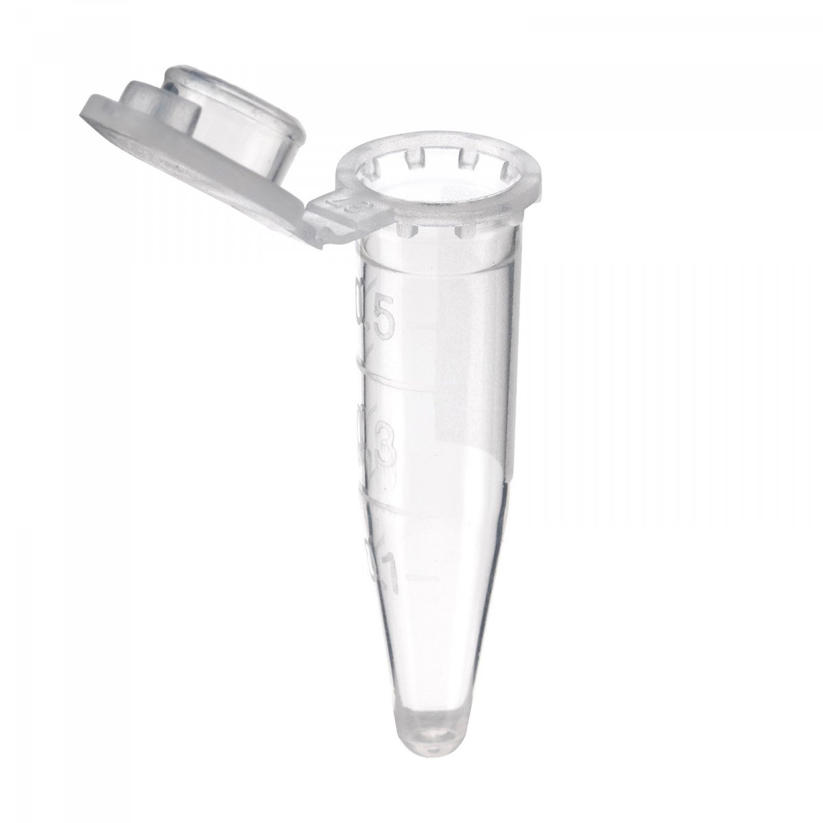 0.5ml microcentrifuge tubes, clear, nonsterile, 500 pieces/bag/pack, 10 packs/case, CS5000