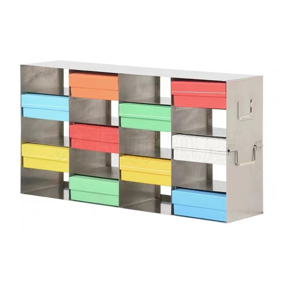 frame type freezer racks, 560x140x290mm, stainless steel, 4x5, hold 20 boxes with 2in height