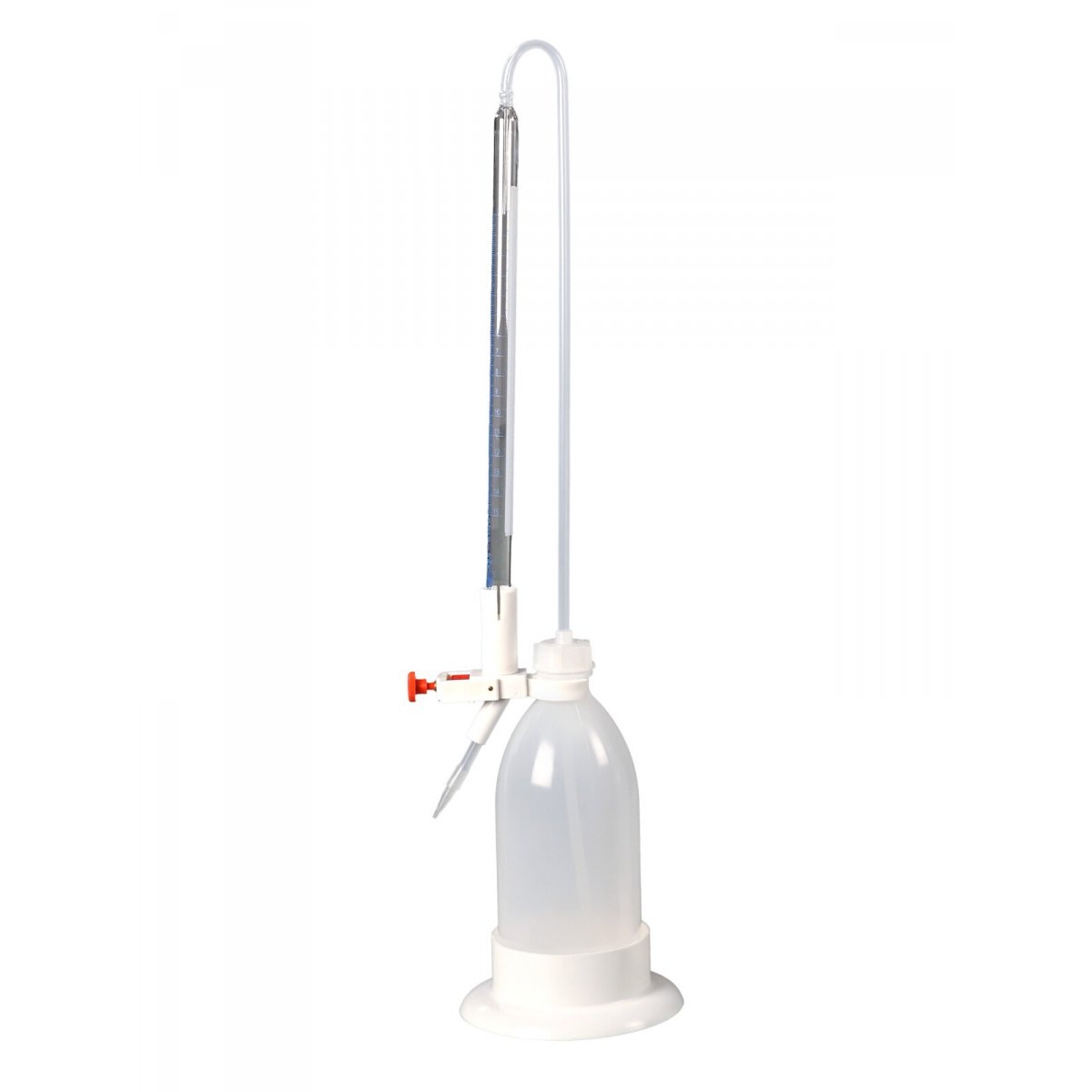 Titrating burette with shatter protection 15ml