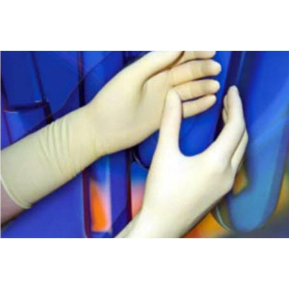 Controlled Environment Gloves - Class 100, ISO 5, Sterile Latex,Size 7, 12in, PF, Fully Textured Bisque, 6.5 mil, 200 Pair/cs.