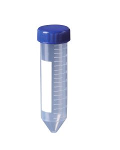 50ml PP (29x115mm), flat screw cap, 25/foam rack in sterile bag, 500/cs