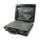 Case, Attaché w/ insert, 15.5in w x 5.5in d x 13.5in h, plastic, black