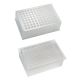 96 Deep Round Well, 1ml/well, Polypropylene Plate, Rimless, DNase/RNase Free, inner bag of 5