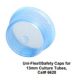 Uni-Flex Safety Caps for 13mm Culture Tubes, Blue, CS10000