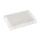 PermaFrame 384-Well Full-Skirt PCR Plate, A24, White Wells, Pre-barcoded, Clear & White, PK10