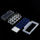 cell culture slide, 4 wells, ps frame, glass slide, PP holder, 0.5~1.3ml, sterile, CS12