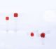 sample collection tubes, 6ml, red caps, sterile, 1000 tubes/ bag, 1000 caps/ bag. 1000 sets/ case, CS1000