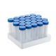 Biologix 50ml clear PP sterile conical bottom centrifuge tubes with polyethylene flat top caps, CS500