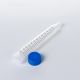 Biologix 15ml clear PP nonsterile conical bottom centrifuge tubes with polyethylene flat top caps, CS500