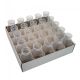8oz Round Bottom Bottles Combo，PP，Size：60x130mm，Tray Packed，8oz（227ml)，25 bottles/tray，4 trays/case, CS100