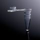 0.2ml clear PP nonsterile conical bottom (thin wall) pcr tubes with attached flat top caps, CS10000