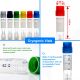 Cryoking 2.0ml clear PP sterile cryovials with external thread and blue caps, CS1000
