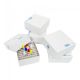 Cryoking 3 inch 100 well white plasti-coat™ cardboard freezer boxes. 5 boxes/pack, 20 packs/case, CS100