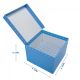 Cryoking 3.75 inch 81 well water resistant id-color™ cardboard freezer boxes with hinged lid, CS20