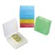 Biologix 2 inch 100 well PP freezer box with 3-hinged lid, CS20