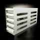 sliding drawer freezer racks, corrosion-resistant stainless steel, colored labels, pull-out handles
