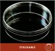 Petri Dish, 100 X 25, Agri Plate (Deep Mono) Stackable, 17 Dishes/Sleeve, CS340
