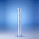 Graduated Cylinder, SAN, molded graduations, 500mL, pack 6