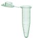 Microcentrifuge tube w/lid, N/S, green, 1.5mL, pack of 500