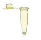 PCR tube, 0.2mL, w/flat caps, yellow, 2 bags of 500