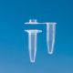 PCR tube, 0.2mL, w/flat caps, clear, 2 bags of 500