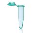 PCR tube, 0.5mL, w/flat caps, green, 2 bags of 500