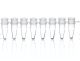 PCR 8-tube strip, 0.2mL, clear, bag of 125