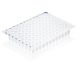 96 well PCR plate, PP, Half Skirt, 10 bags of 5 plates