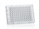 pureGrade transparent plate, UV-transparent bottom, F-bottom 1pc