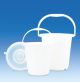 Bucket, PP, handle and pouring lip, 12L, each