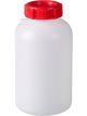Sealable wide-necked bottle, HDPE, 1000 ml, w/ cap