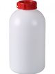 Sealable wide-necked bottle, HDPE, 2000 ml, w/ cap