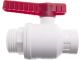 Ball valve food,1/2inouter-M29x1,75 outer,NW 15 mm