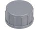 Captive cap 3/4in internal thread, PVC, gray