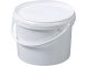 Packaging bucket, PP white, 2 l, w/ closure