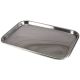 Tray stainless steel, AISI 304, 460x300x20 mm