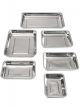 Bowl stainless steel, shallow form, 200x100x40 mm