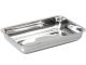 Bowl stainless steel, shallow form, 300x250x50 mm