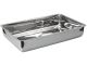 Bowl stainless steel, deep form, 400x200x100 mm