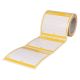 close-it maxi control seal, 150x150 mm, yellow