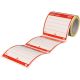 close-it food & pharma maxi seal, 150x150 mm, red