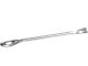 Sample spoon, AISI 304, 150 mm, 2 ml, autoclavable