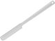Palette knife spatula, LxW 192x20mm, PS, white