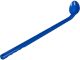 Sampling spoon curved, l.h., 10ml, PS blue,sterile