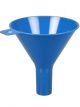 Blue disposable powder funnel PS, Ø100mm, sterile