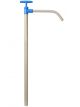 PP barrel pump w/discharge tube, 80cm, 260ml/ str.