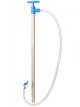 PP barrel pump w/discharge hose/stopcock, 80 cm
