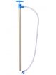 PP barrel pump w/discharge hose/stopcock, 100 cm