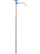 PP barrel pump w/discharge tube, 150cm, 300ml/str.